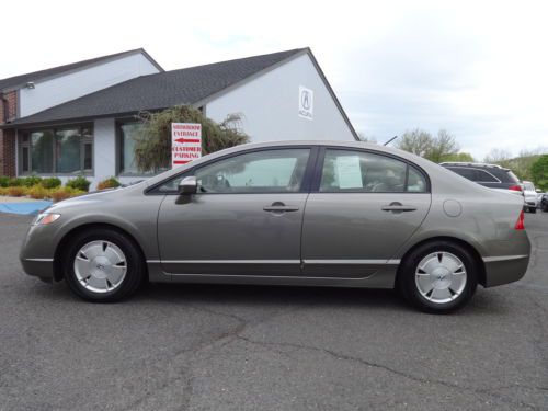 No reserve 2006 honda civic hybrid 1.3l 4-cyl ima a/c alloys one owner nice!