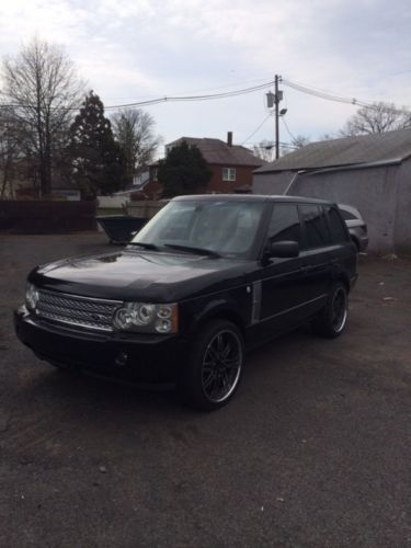 2006 land rover range rover hse! 22&#034; asanti wheels, headrest tvs!