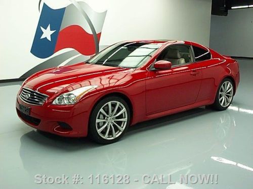 2008 infiniti g37 sport coupe 6-spd leather sunroof nav texas direct auto