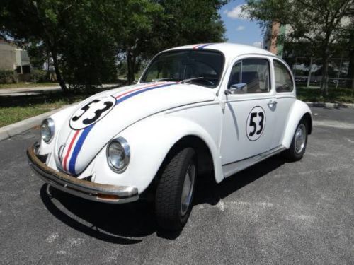 Disney herbie the love bug 1969 volkswagen beetle classic movie prop replica car