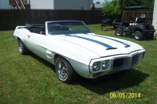 1969 pontiac firebird convertible trans am clone brand new body numbers matching