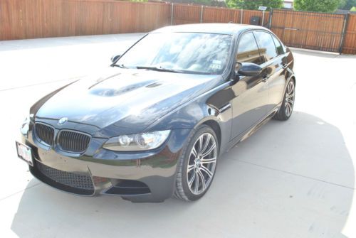 2008 bmw m3 sedan (e90) 6spd, blk/blk - 31k miles, loaded, mint!