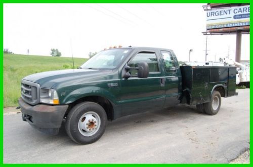 2002 ford f-350 xl service truck utility bed 1 owner fleet used 6.8l v10