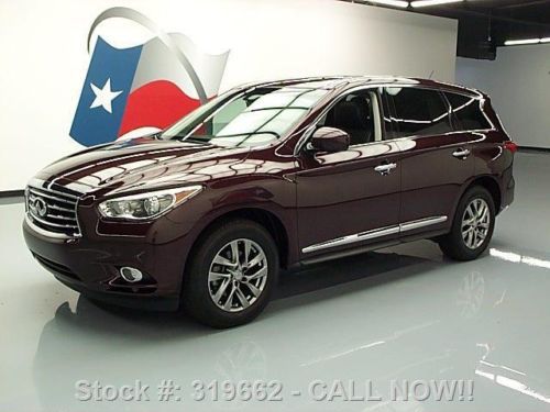 2013 infiniti jx35 sunroof htd leather nav rear cam 32k texas direct auto