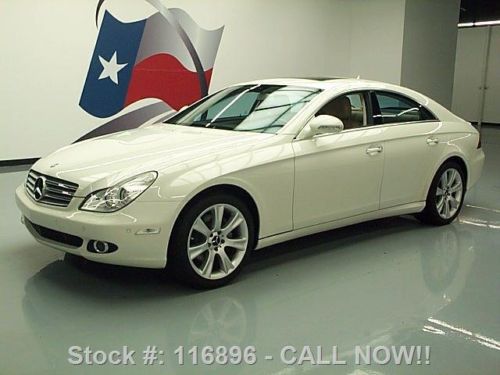 2008 mercedes-benz cls550 sunroof nav climate seats 58k texas direct auto