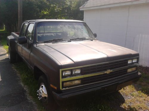 1991 chevrolet c3500 silverado crew cab pickup 2-door 5.7l