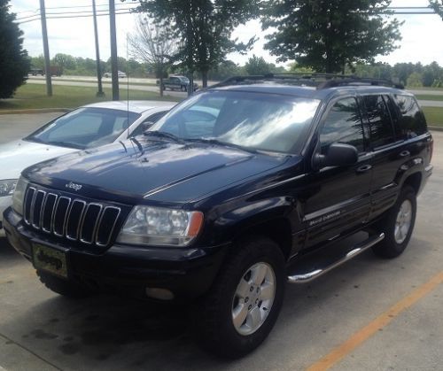 2001 jeep grand cherokee limited sport utility 4-door 4.7l v8, 78k motor, loaded