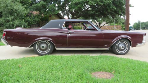 1969 lincoln mark iii base 7.5l