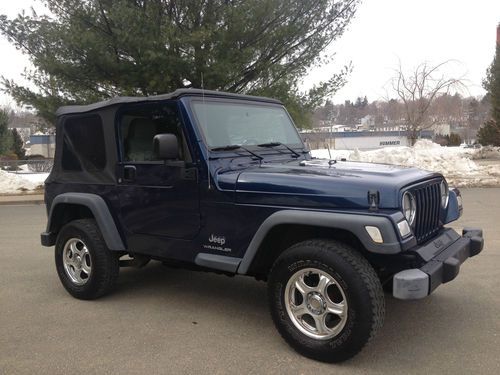 2004 jeep wrangler 4x4 * traiol rated * soft top  *no reserve