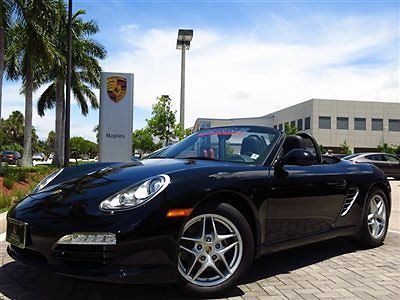 2011 porsche boxster, certified, manual, black/black, florida car