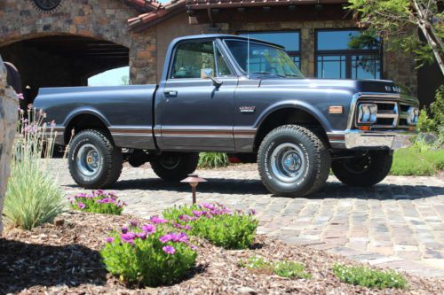 1972 gmc chevy  k 10 4 x 4 short bed truck sierra grande 4wd