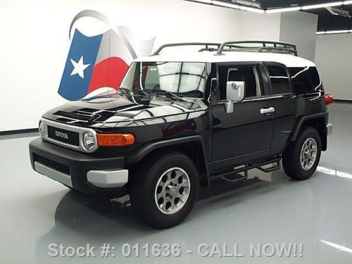 2011 toyota fj cruiser automatic rear cam roof rack 36k texas direct auto