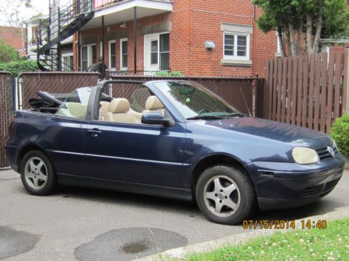 1999 volkswagen cabrio gl convertible 2-door 2.0l