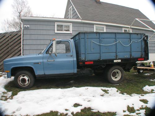 1985 gmc cab chassis dually liftgate truck 88k miles