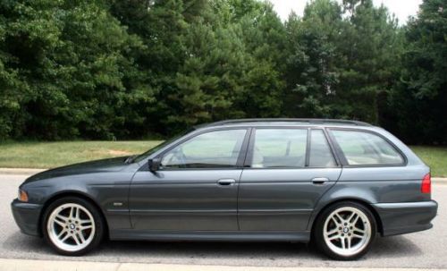 2001 bmw 540i base wagon 4-door 4.4l sport package nav, 18&#034; m parallels