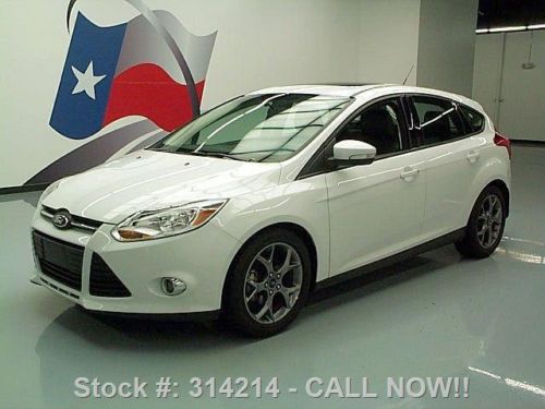 2013 ford focus se hatchback auto sunroof leather 37k texas direct auto
