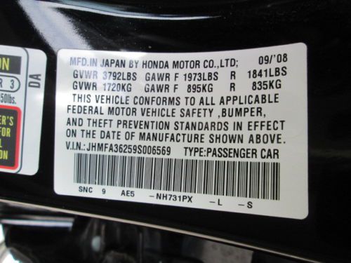 09 BLACK AUTOMATIC MILES:68K NAVIGATION SEDAN, image 23
