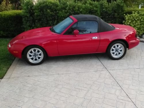 1989/1990 mazda miata mx-5 with 21,400 miles no reserve