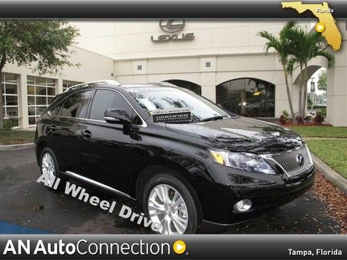 Lexus rx 450h hybrid factory certified with navigation awd