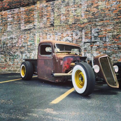 1937 chevy pick up rat rod model a duece hot rod traditional custom scta