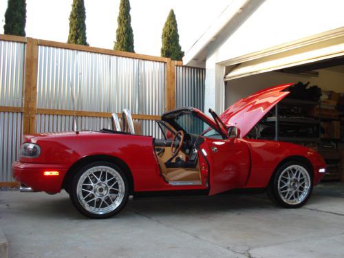 Mazda miata mx-5 truely.....one of a kind!  shop democar....stunning!