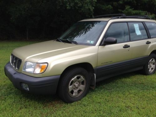 2002 subaru forester l 5 speed manual 4-door wagon pa inspected loaded awd 4x4