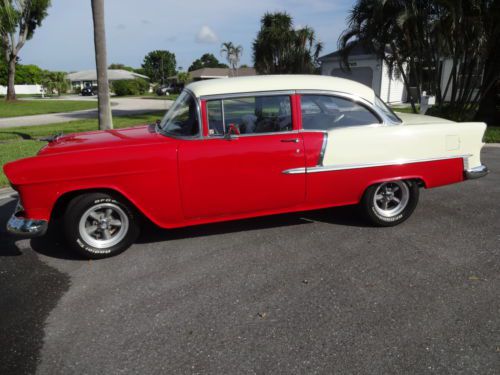 1955 chevy 2 door post