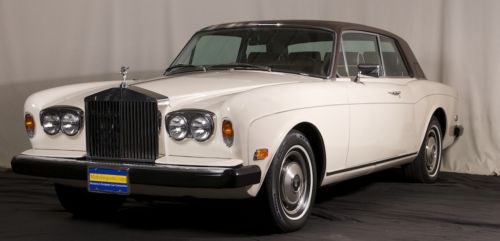 1980 rolls royce corniche coupe 2 owner california car