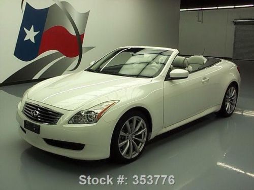 2010 infiniti g37 convertible hard top nav rear cam 48k texas direct auto