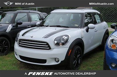 Mini cooper countryman fwd 4dr new suv manual gasoline 1.6l i-4 16v dohc lt wht