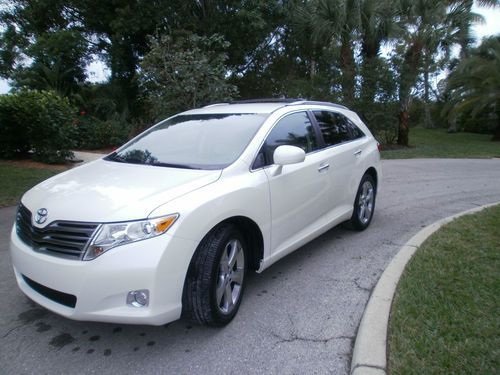 2009 toyota venza 4dr wgn v6 fwd - blizzard pearl