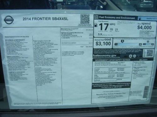 2014 Nissan Frontier SL, US $35,745.00, image 6