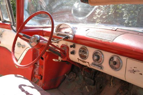 '55 FORD VICTORIA/FAIRLANE PARTS CAR-NOT for RESTORATION-Great Trim & Moulding, image 11