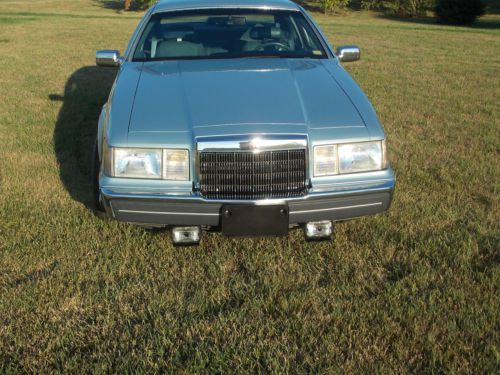 91 lincoln mark   vii    lsc     47k miles  no reserve    silver/blue