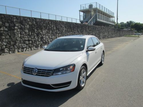 2012 vw passat se tdi sedan 1 owner dsg automatic sunroof heated seats!