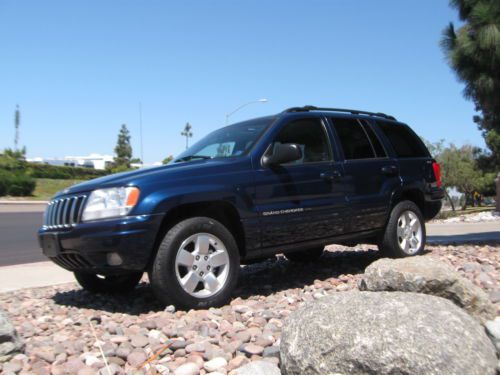 2001 jeep grand cherokee limited edition &#034;quadra-drive&#034; 1owner only 80k! ca car!