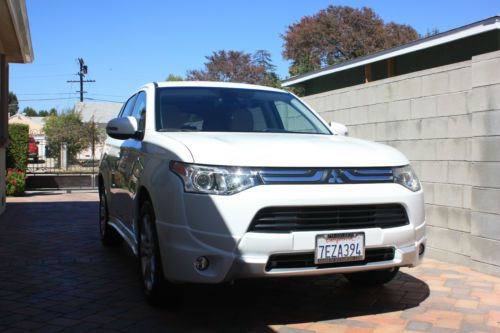 2014 mitsubishi outlander 3.0 gt s-awc,  premium pkg, navigation, leather, v6