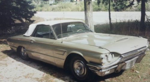 1965 thunderbird convertible honey gold color