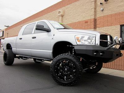 2009 dodge ram 2500 mega crew cab cummins diesel slt 4x4 lifted truck~low miles!