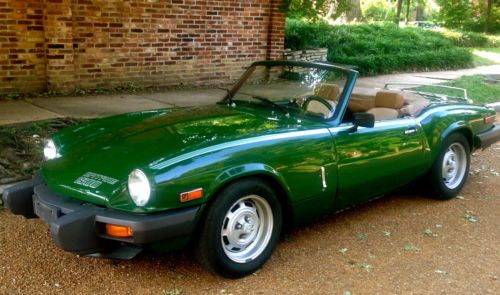 197triumph spitfire &#034;only 30k&#034; hardtop-overdrive-all records impeccable cond.