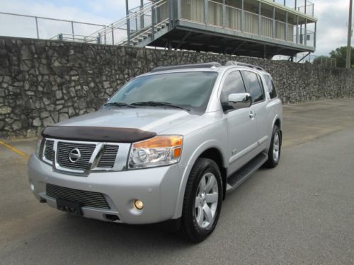 Nissan armada le premium 4wd sunroof 20 inch wheels like new clean car fax