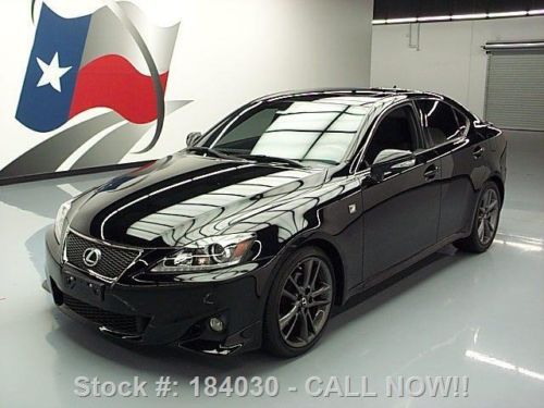 2012 lexus is250 f-sport auto sunroof nav rear cam 9k texas direct auto