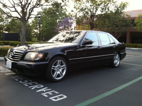 Mercedes s600 black 1996