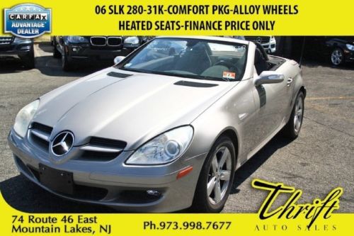 06 slk 280-31k-comfort pkg-heated seats-finance price only