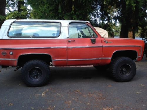 1975 chevrolet k5 blazer 4x4 rebuilt 350/350 auto, new 4bbl holley,