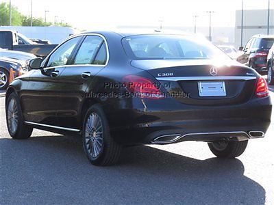 4dr sedan c300 luxury 4matic c-class new automatic gasoline 2.0l 4 cyl black