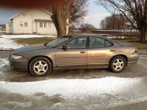 Repairable 1999 pontiac grand prix gt se gtp 4-door sedan 3.8l v6 loaded