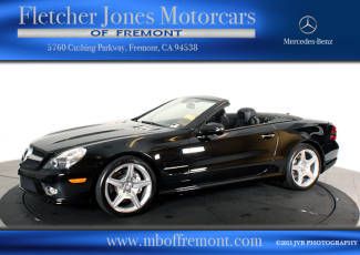 2012 black on black sl550 sport, convertible, amg wheels, parktronic!