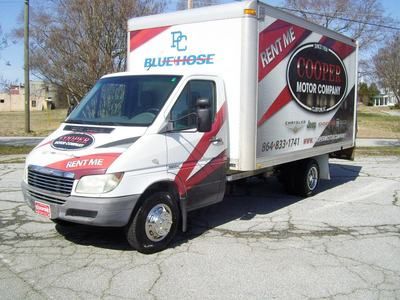 3500c drw box truck delivery van diesel sprinter freightliner hotshot truck