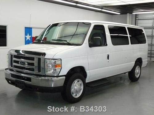 2008 ford e-150 xlt 9 pass van pool park assist 68k mi! texas direct auto